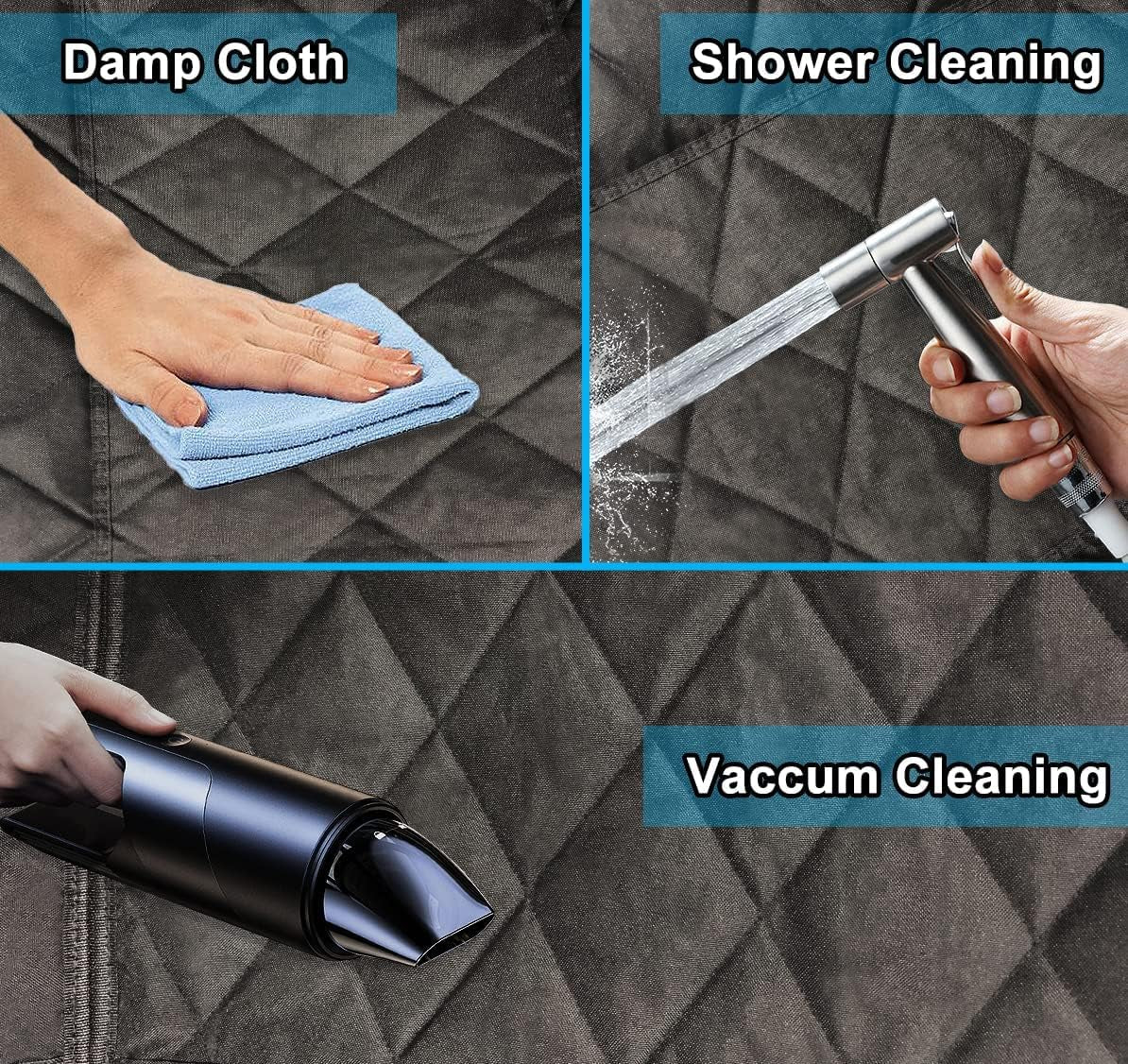 Asfrost Dog Seat Cover Cars Trucks Suvs, Thick 600D Waterproof Pet Car Seat Cover Dog, Heavy Duty & Wear-Resistant Durable Nonslip Backing with Side Flaps, Scratchproof Dog Front Seat Cover